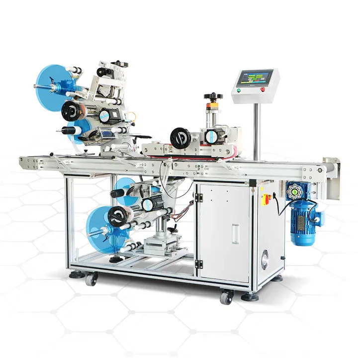Candle jar front and back labelling machines